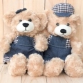 dwa-misie-na-tle-drewna_1357-170